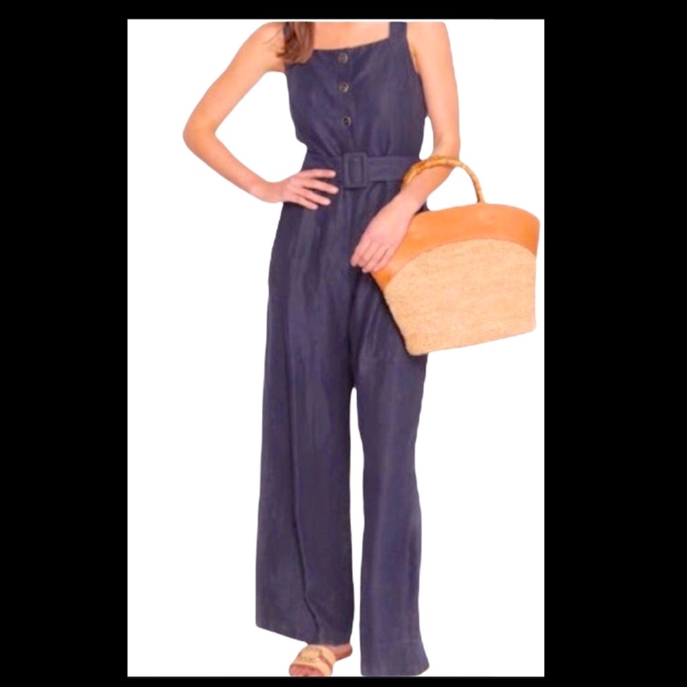 J. McLaughlin Navy Jumpsuit - Size 2
